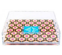 Clear acrylic serving tray with insert wholesale