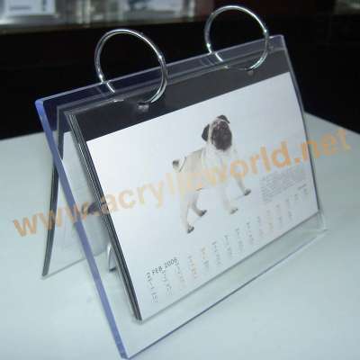 professional manufacturer of Acrylic calendar holder/sign holder/tabletop holder