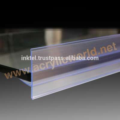 plastic shelf talker/supermarket shelf price holders/ shelf talker holders