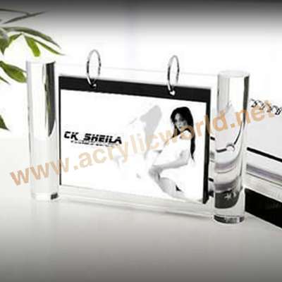 new design clear acrylic calendar holder for desk