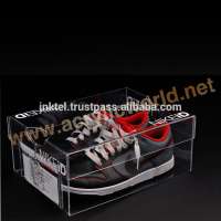 hupbox clear acrylic shoe box