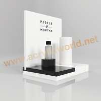 Manufacturer Custom Countertop Acrylic Perfume Bottle Display, Acrylic Plastic Makeup Display Stands