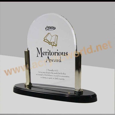 customized blank acrylic trophy award