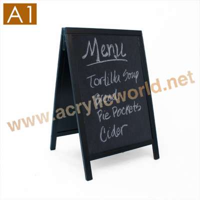 Menu Chalkboard Hotel Sign Board A-board wooden chalkboard