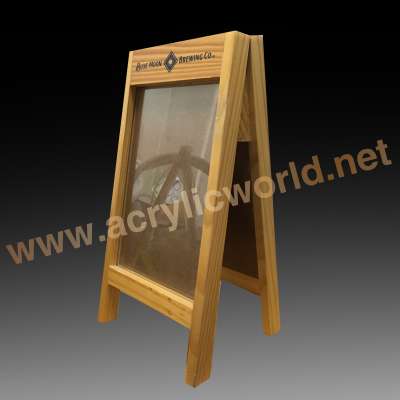 High Quality Wooden Blackboard chalk a frame wooden chalkboard