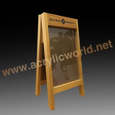 print logo wooden blackboard menu a frame chalkboard sign