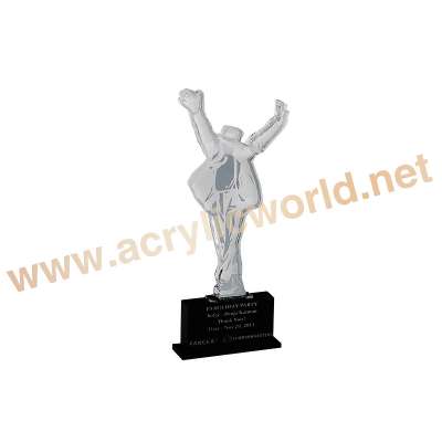 acrylic trophy display cases/acrylic trophy case/acrylic awards in china